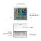 Plastic Mini LCD Digital Temperature Humidity Meter Touch Sensitive Hygrometer