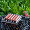 Easily Cleaned BBQ Tools 5 Section Brat Griller Hot Dog Sausage Roller Rack