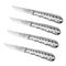 4 PCS BBQ Tools 10" Length Kitchen Stainless Steel Carving Knife Set
